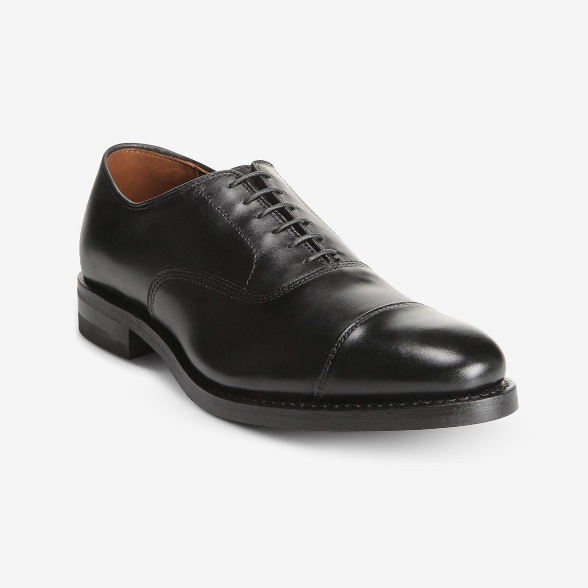 Park Avenue Cap-toe Oxford Dress Shoe with Dainite Sole - Black Leather