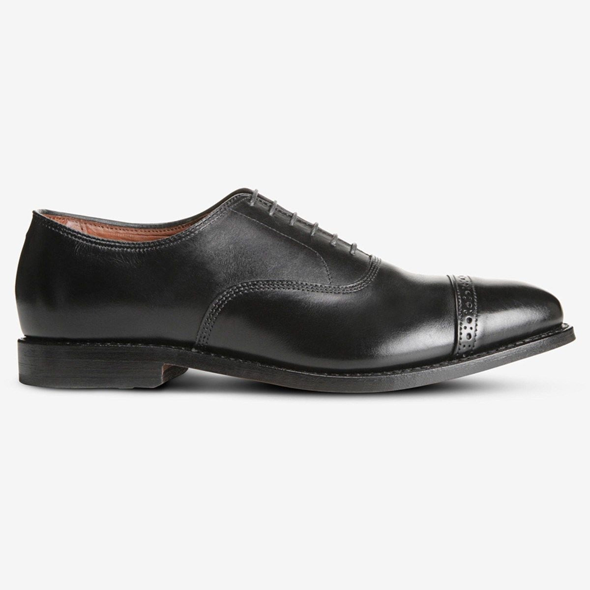 Fifth Avenue Cap-toe Oxford Dress Shoe - Black Leather