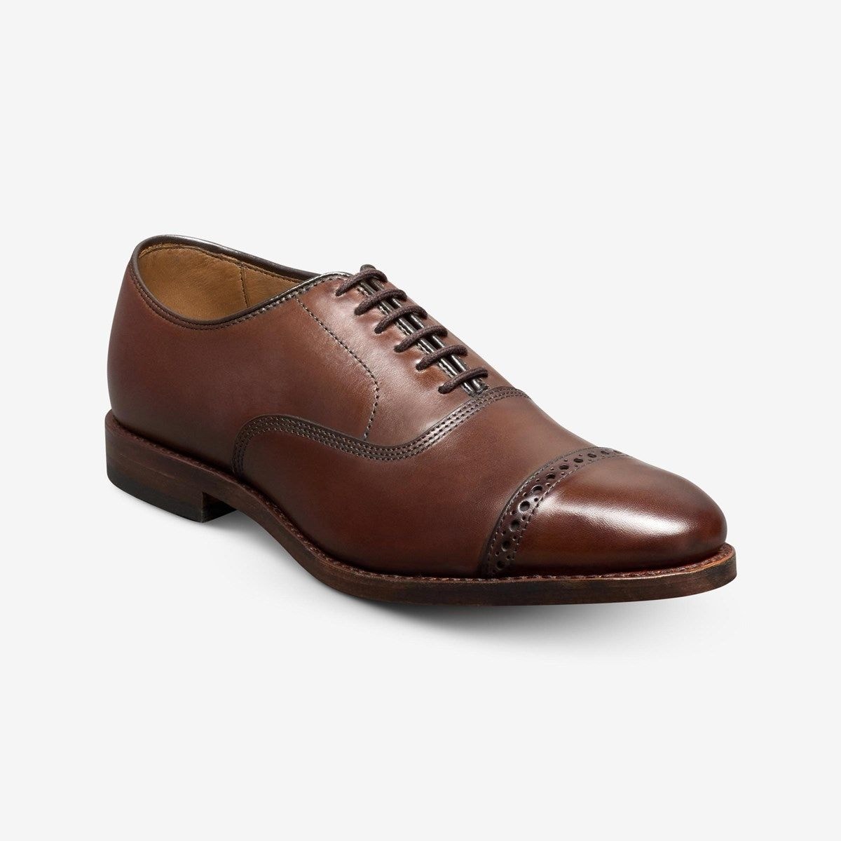 Fifth Avenue Cap-toe Oxford Dress Shoe - Chili Leather