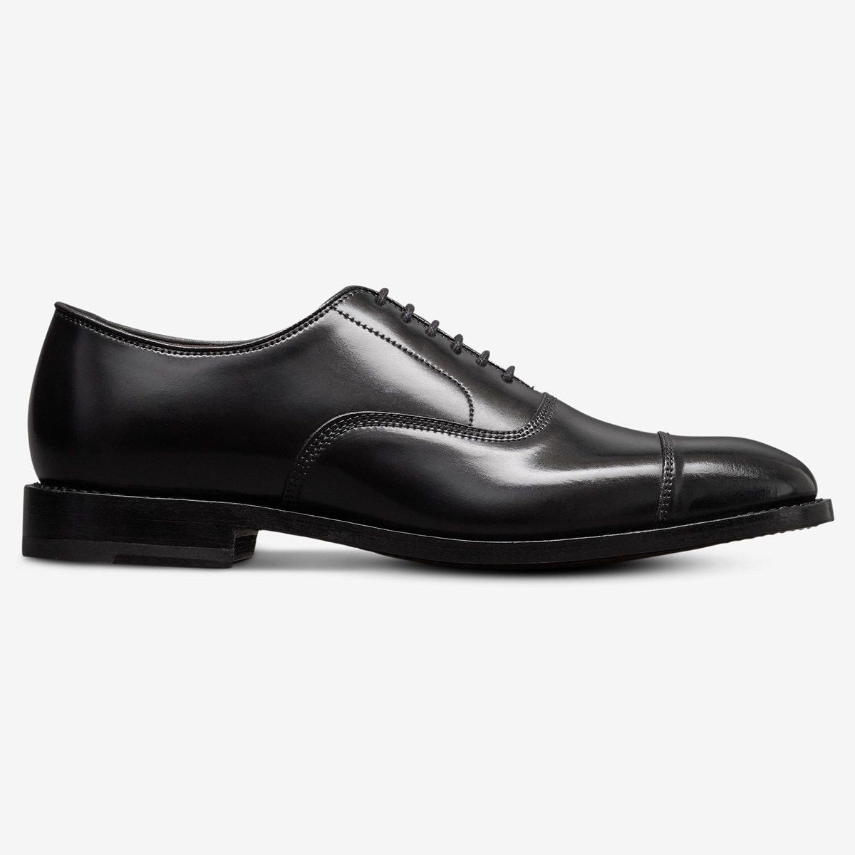 Park Avenue Shell Cordovan Cap-toe Oxford Dress Shoe - Black Cordovan Leather