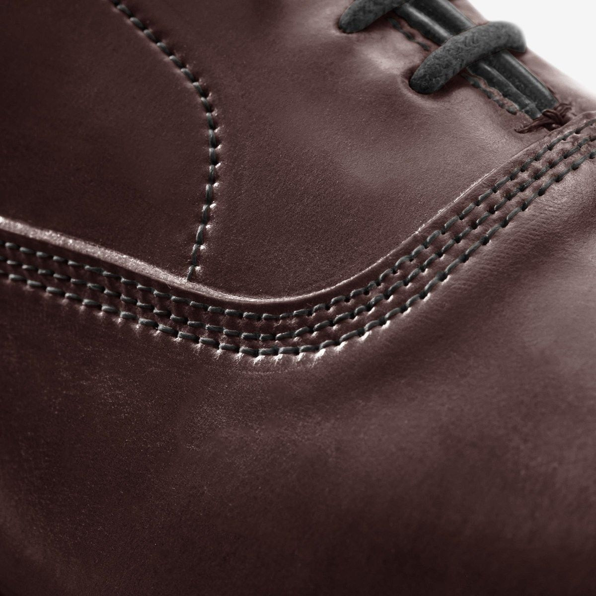 Park Avenue Shell Cordovan Cap-toe Oxford Dress Shoe - Burgundy Cordovan Leather