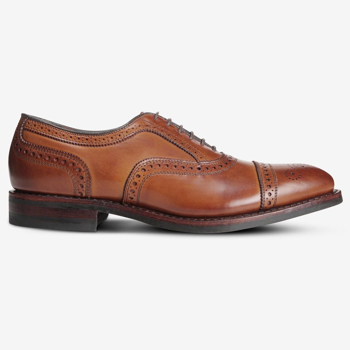 Strand Cap-toe Oxford Dress Shoe with Dainite Sole - Walnut Brown Leather