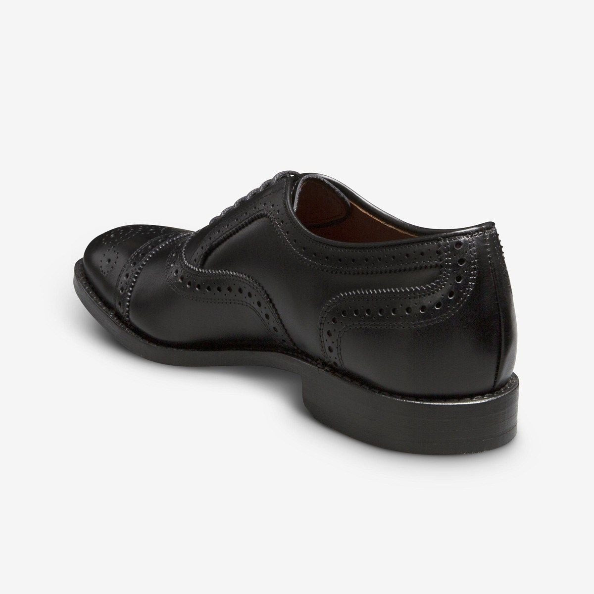 Strand Cap-toe Oxford Dress Shoe - Black Leather