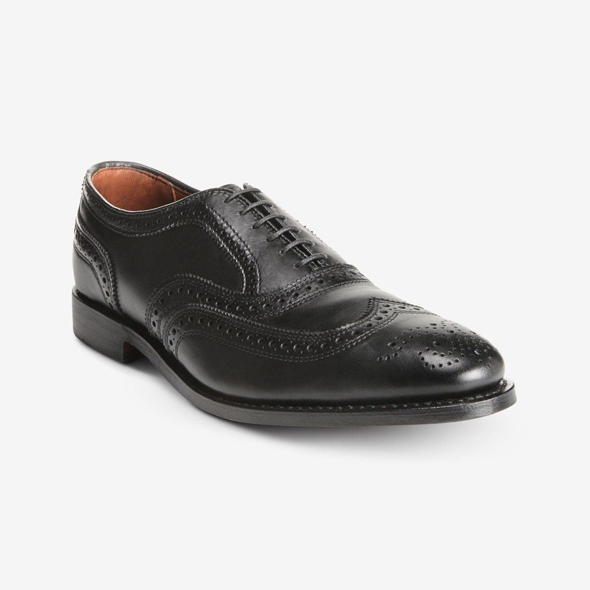 McAllister Wingtip Oxford Dress Shoe - Black Leather