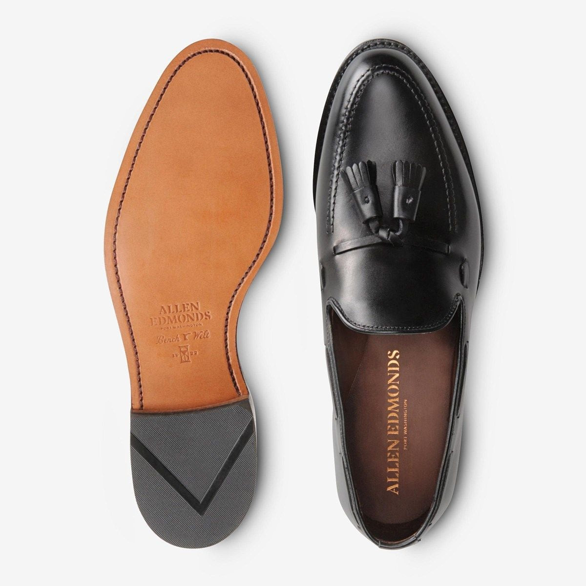 Grayson Tassel Loafer - Black Leather