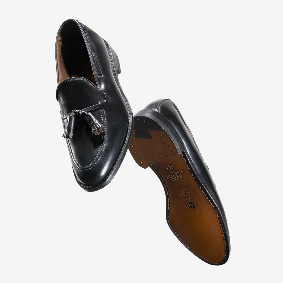 Grayson Tassel Loafer - Black Leather