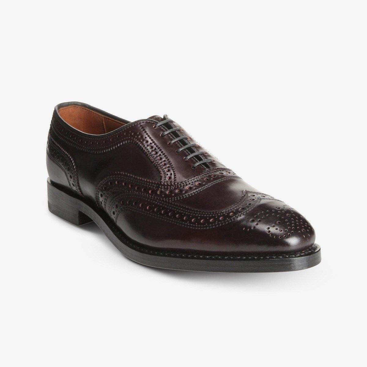 Cambridge Shell Cordovan Wingtip Dress Shoe - Burgundy Cordovan Leather