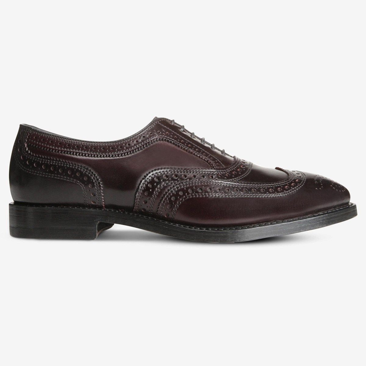 Cambridge Shell Cordovan Wingtip Dress Shoe - Burgundy Cordovan Leather