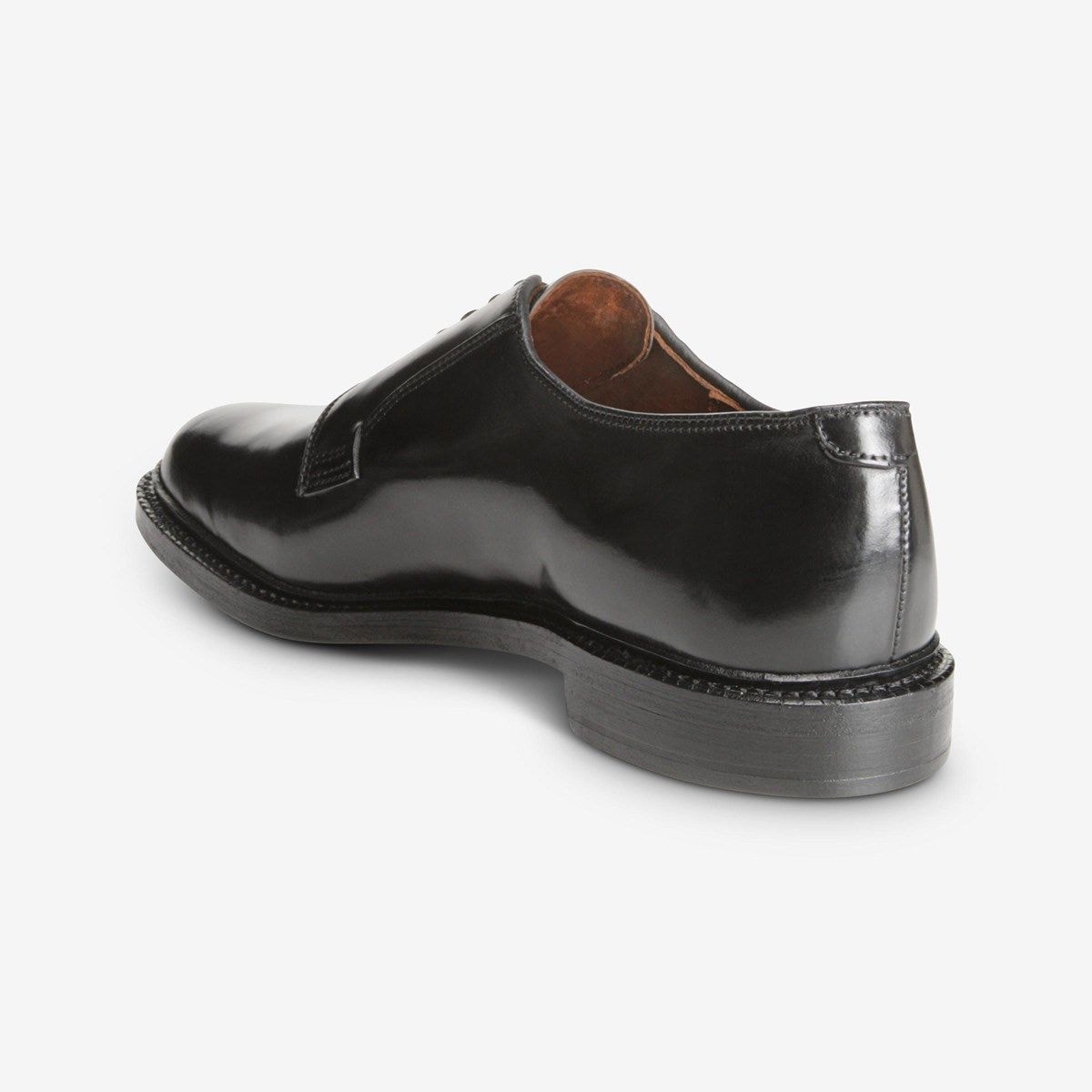 Leeds Shell Cordovan Derby Dress Shoe - Black Cordovan Leather