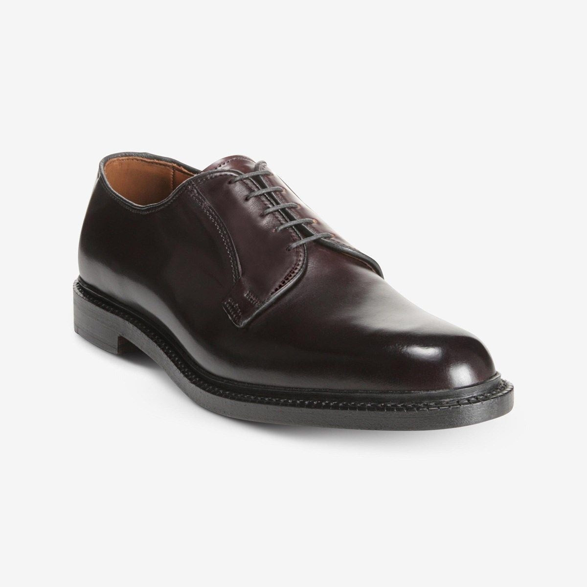 Leeds Shell Cordovan Derby Dress Shoe - Burgundy Cordovan Leather