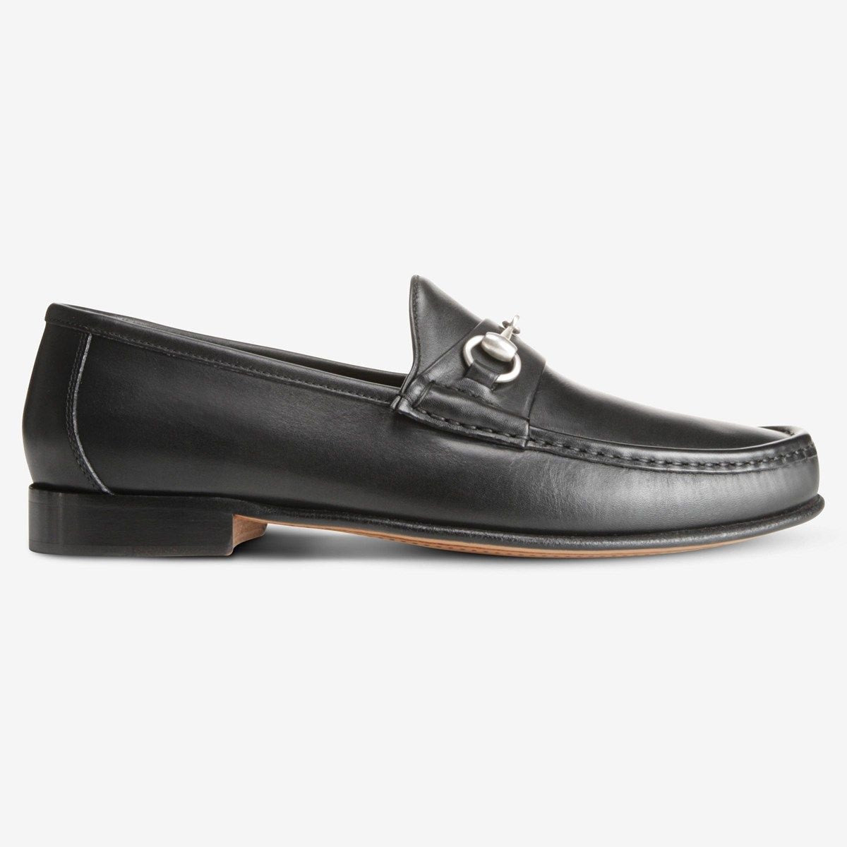 Verona II Italian Bit Loafer - Black Leather