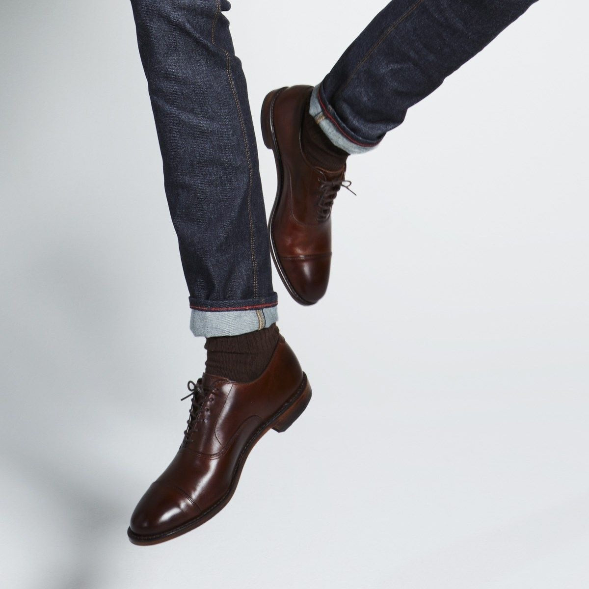Factory Second Park Avenue Cap-Toe Oxford - Chili