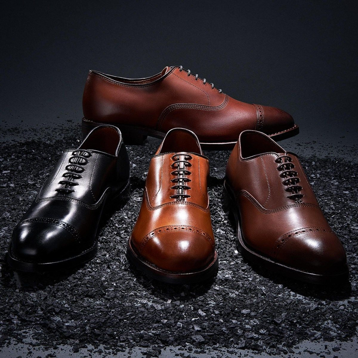 Factory Second Fifth Avenue Oxford with Dainite Rubber Sole - Black