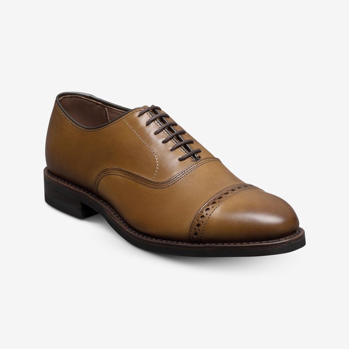 Factory Second Fifth Avenue Oxford with Dainite Rubber Sole - Walnut Brown Leather