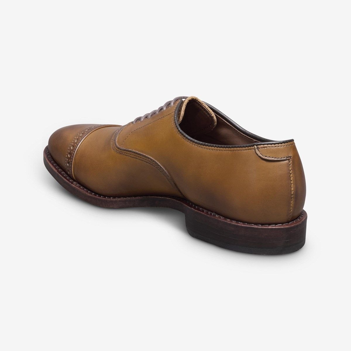 Factory Second Fifth Avenue Cap-toe Oxford Dress Shoe - Walnut Brown Leather