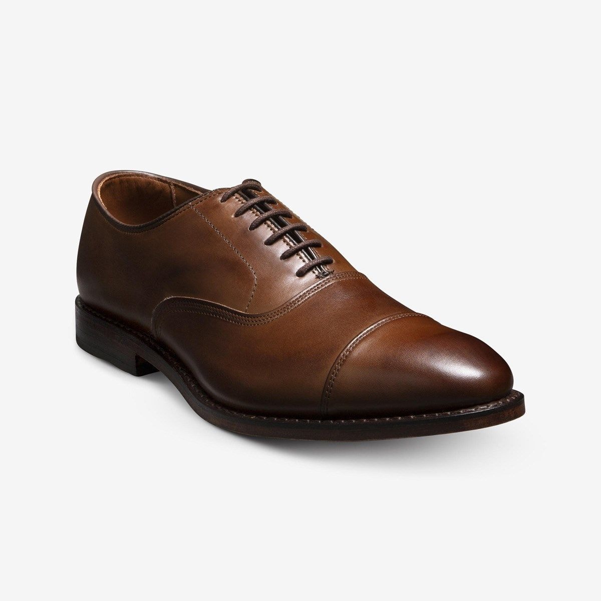 Park Avenue Cap-toe Oxford Dress Shoe - Coffee Brown Leather
