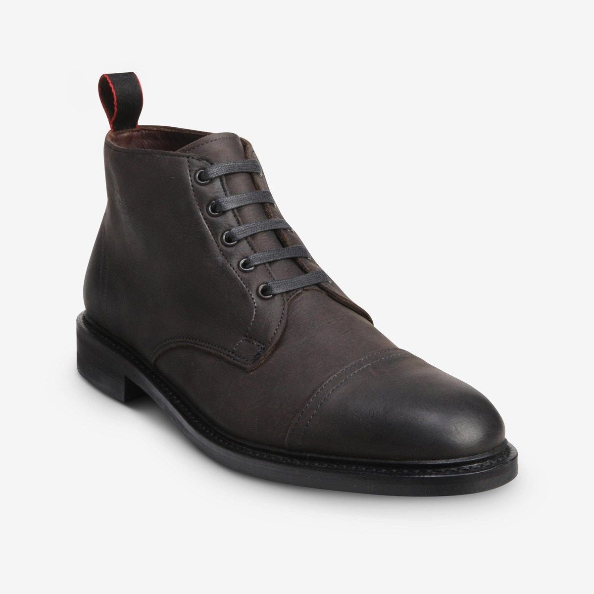 Patton Cap-toe Boot with Dainite Rubber Sole - Grey Leather