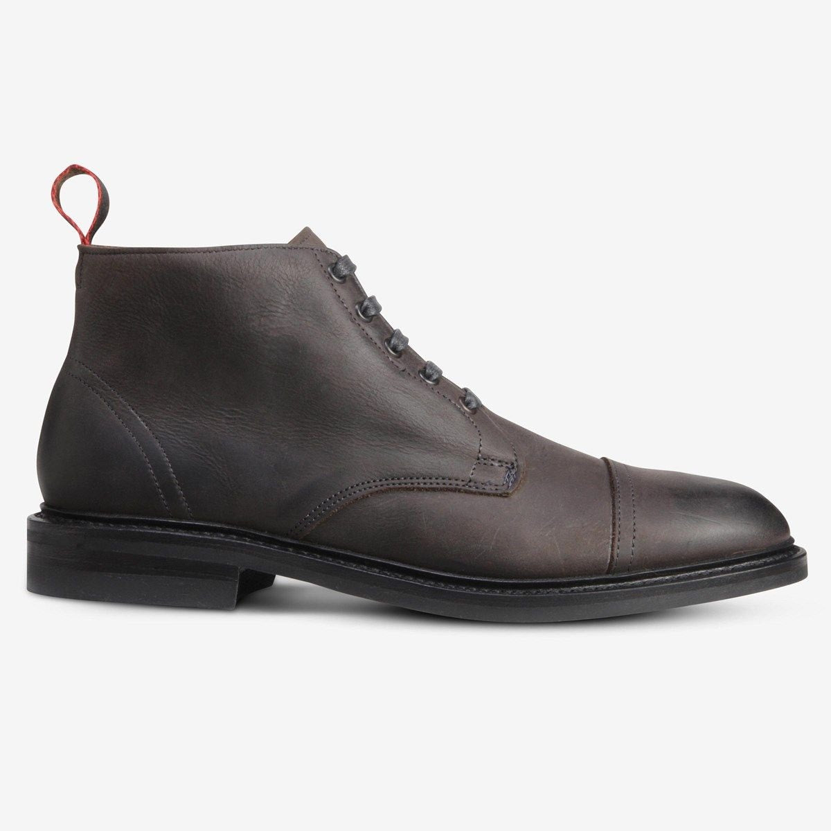 Patton Cap-toe Boot with Dainite Rubber Sole - Grey Leather