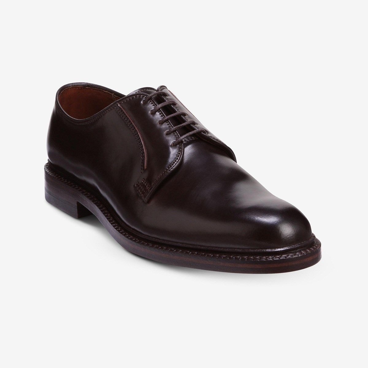 Leeds Shell Cordovan Derby Dress Shoe - Brown Cordovan Leather