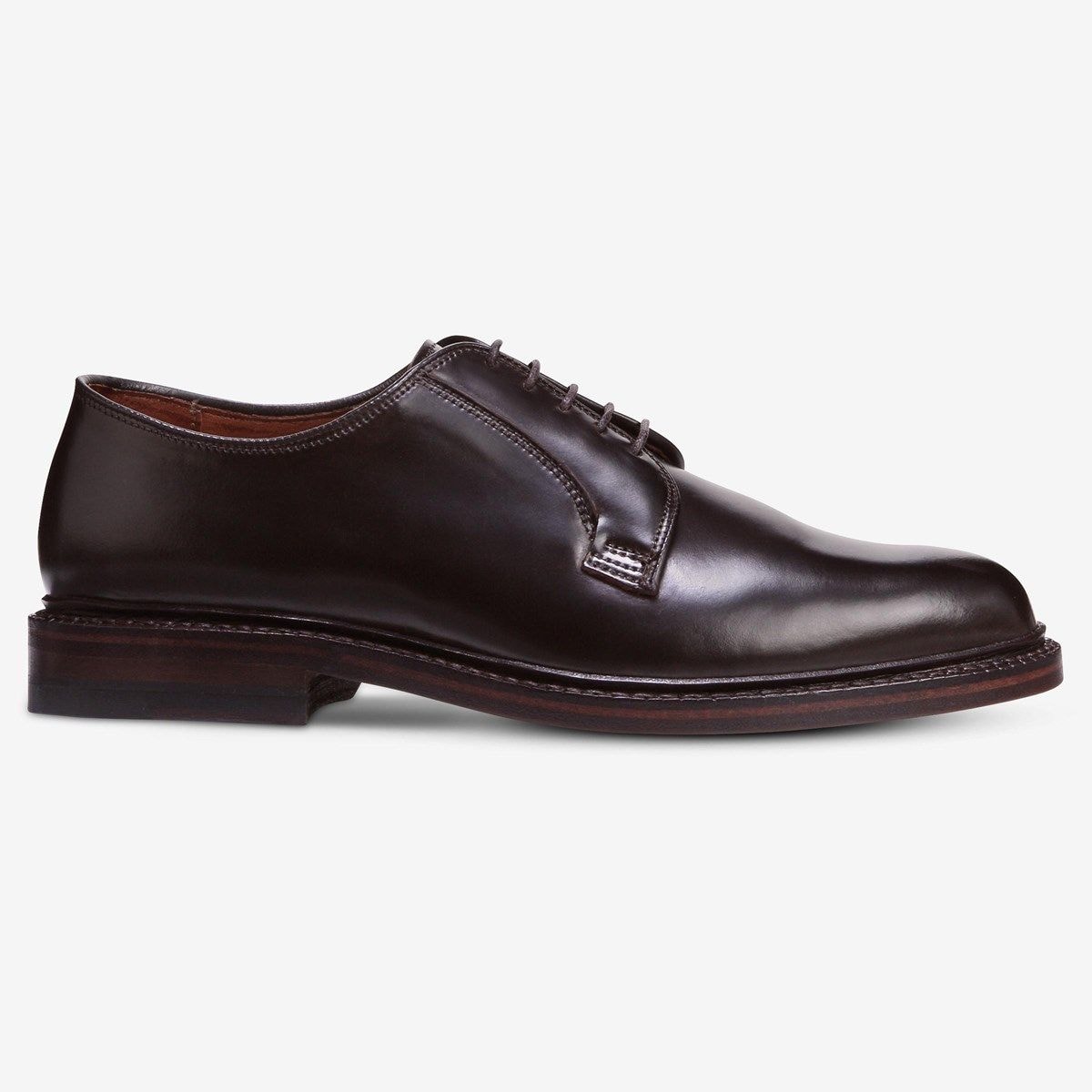 Leeds Shell Cordovan Derby Dress Shoe - Brown Cordovan Leather