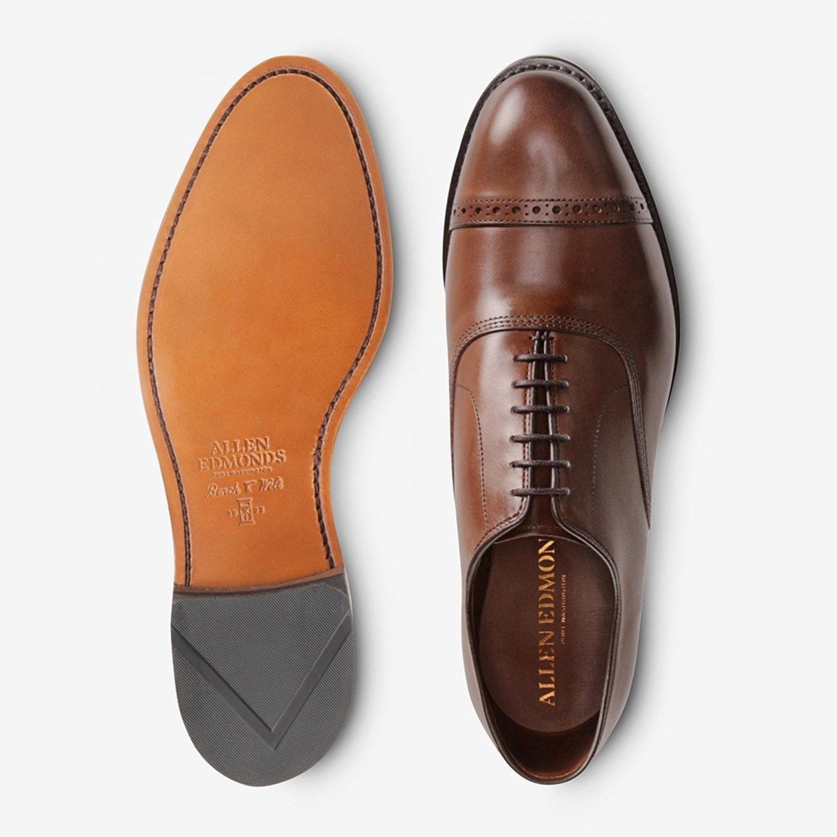 Factory Second Fifth Avenue Cap-toe Oxford Dress Shoe - Coffee Brown