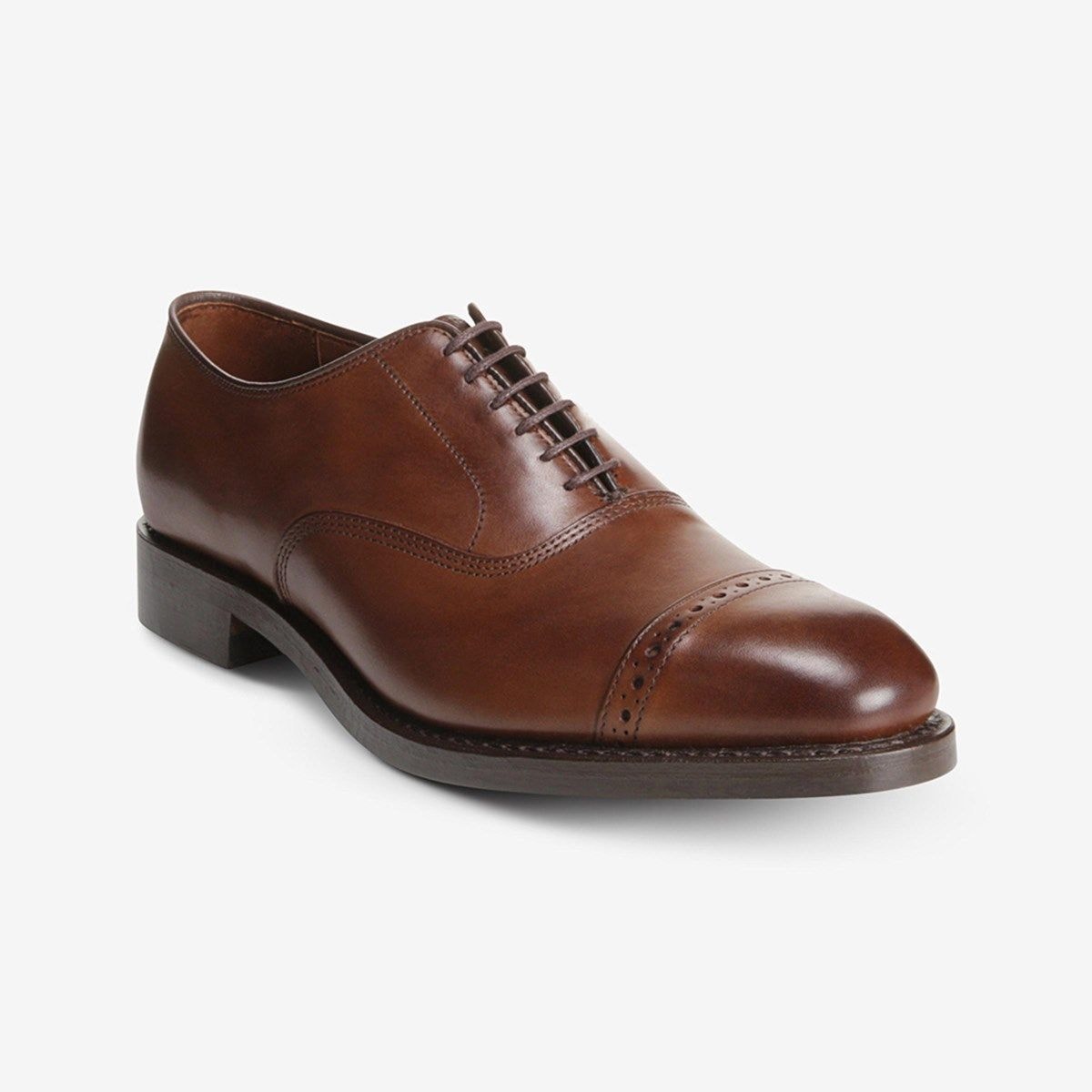 Factory Second Fifth Avenue Oxford with Dainite Rubber Sole - Coffee Brown