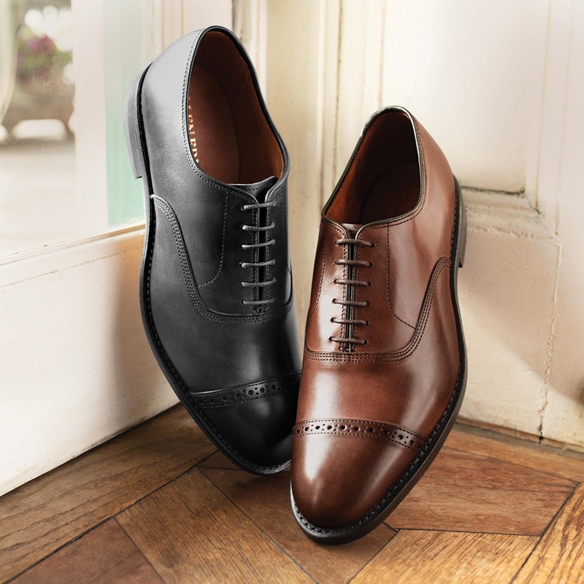 Factory Second Fifth Avenue Oxford with Dainite Rubber Sole - Coffee Brown