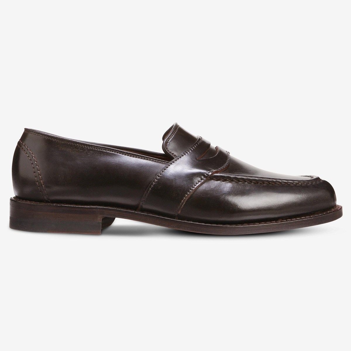 Randolph Shell Cordovan Penny Loafer - Brown Cordovan Leather