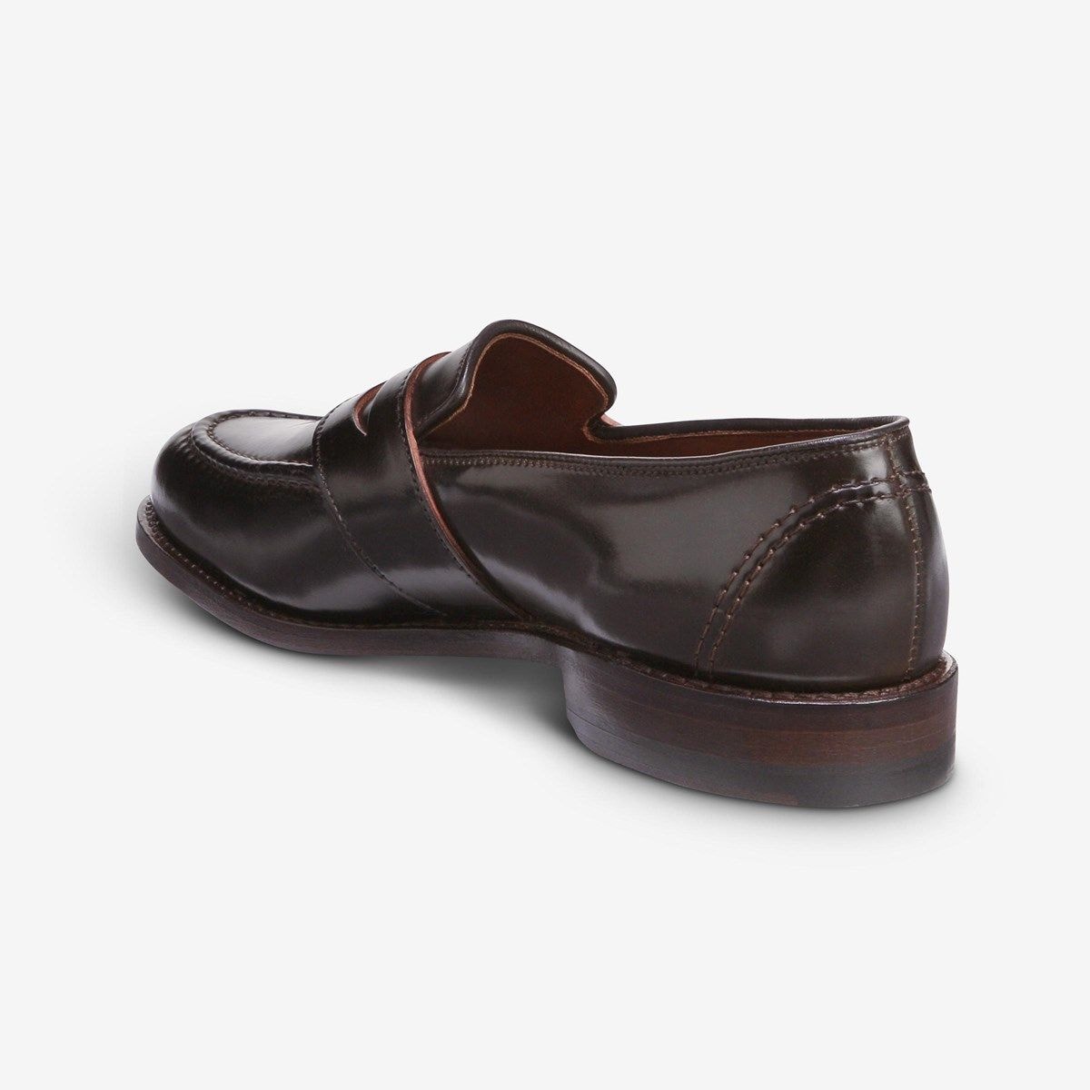 Randolph Shell Cordovan Penny Loafer - Brown Cordovan Leather