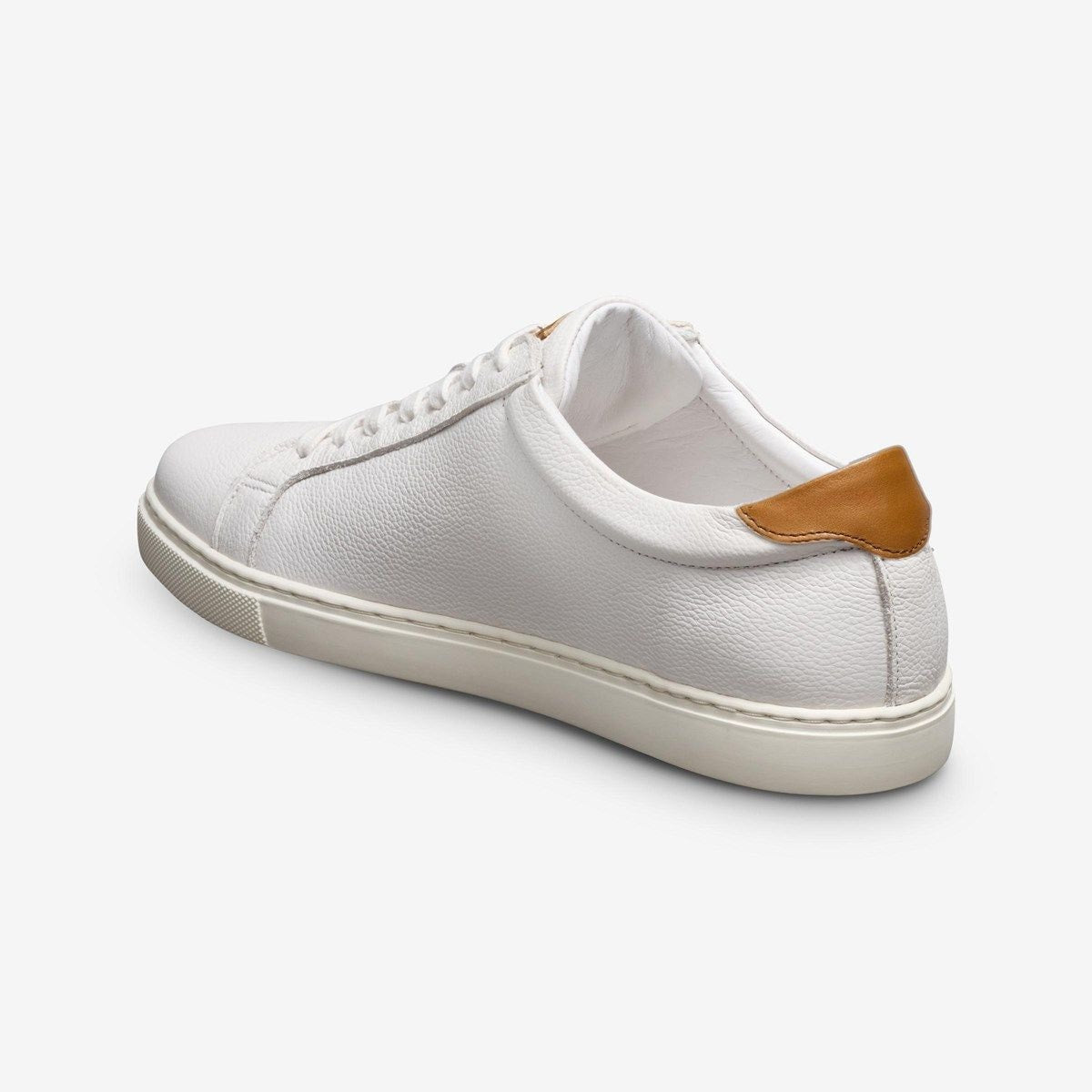 Courtside Lace-up Sneaker - White Leather