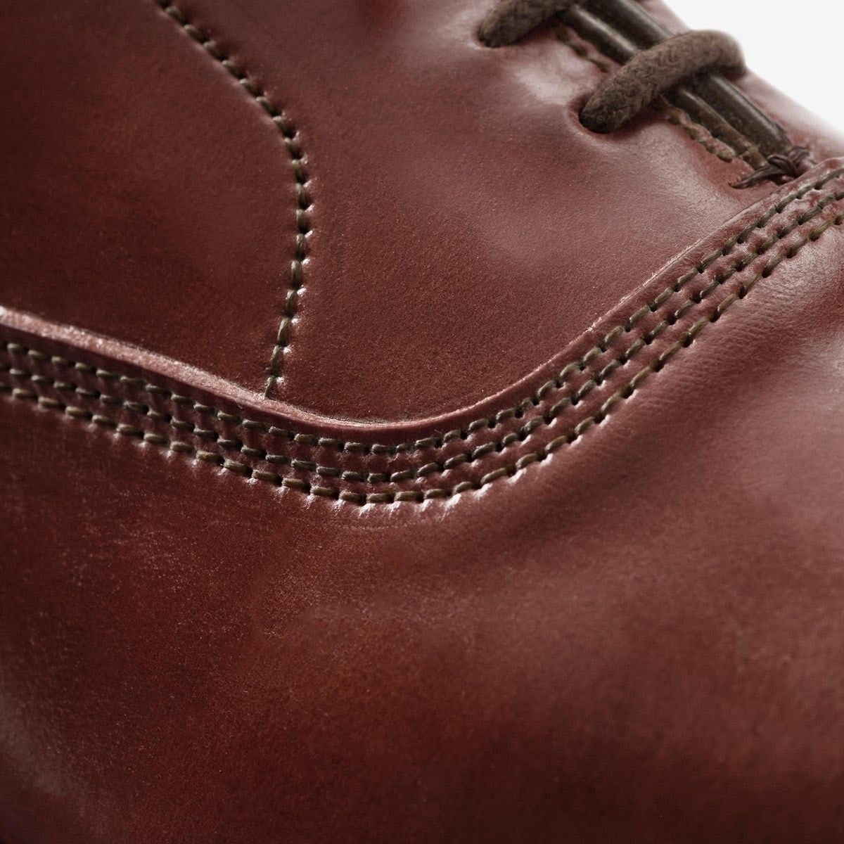 Park Avenue Shell Cordovan Cap-toe Oxford Dress Shoe - Chili Cordovan Leather