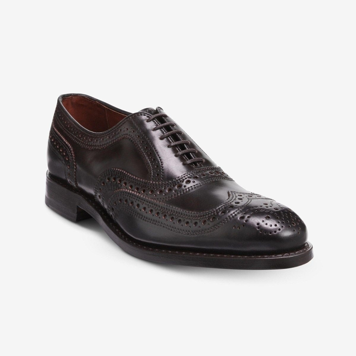 Cambridge Shell Cordovan Wingtip Dress Shoe - Brown Cordovan Leather