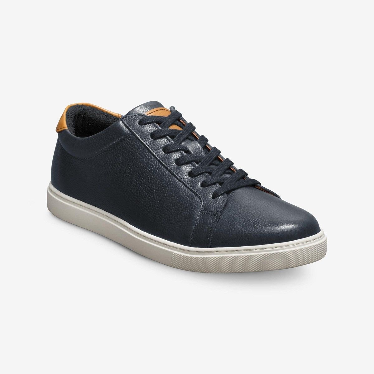 Courtside Lace-up Sneaker - Navy Leather