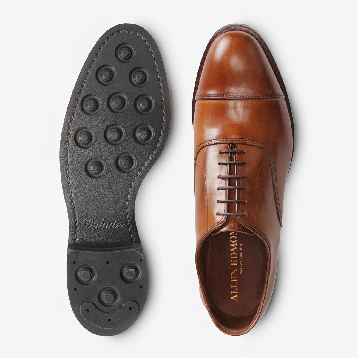 Factory Second Park Avenue Cap-toe Oxford with Dainite Sole - Walnut Brown