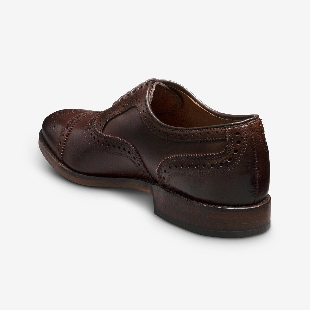 Strand Cap-toe Oxford Dress Shoe - Mahogany Leather