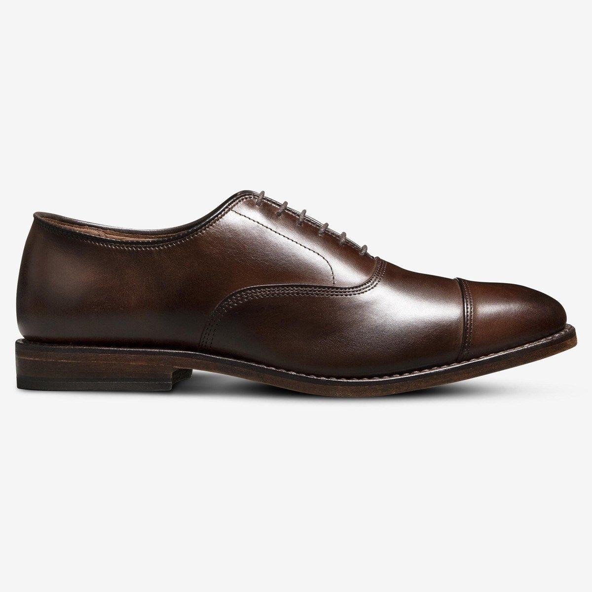 Park Avenue Cap-toe Oxford Dress Shoe - Mahogany Leather
