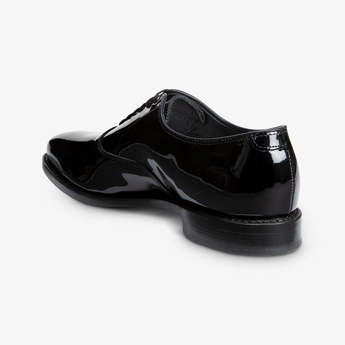 Carlyle Plain-toe Oxford Dress Shoe - Black Patent Leather