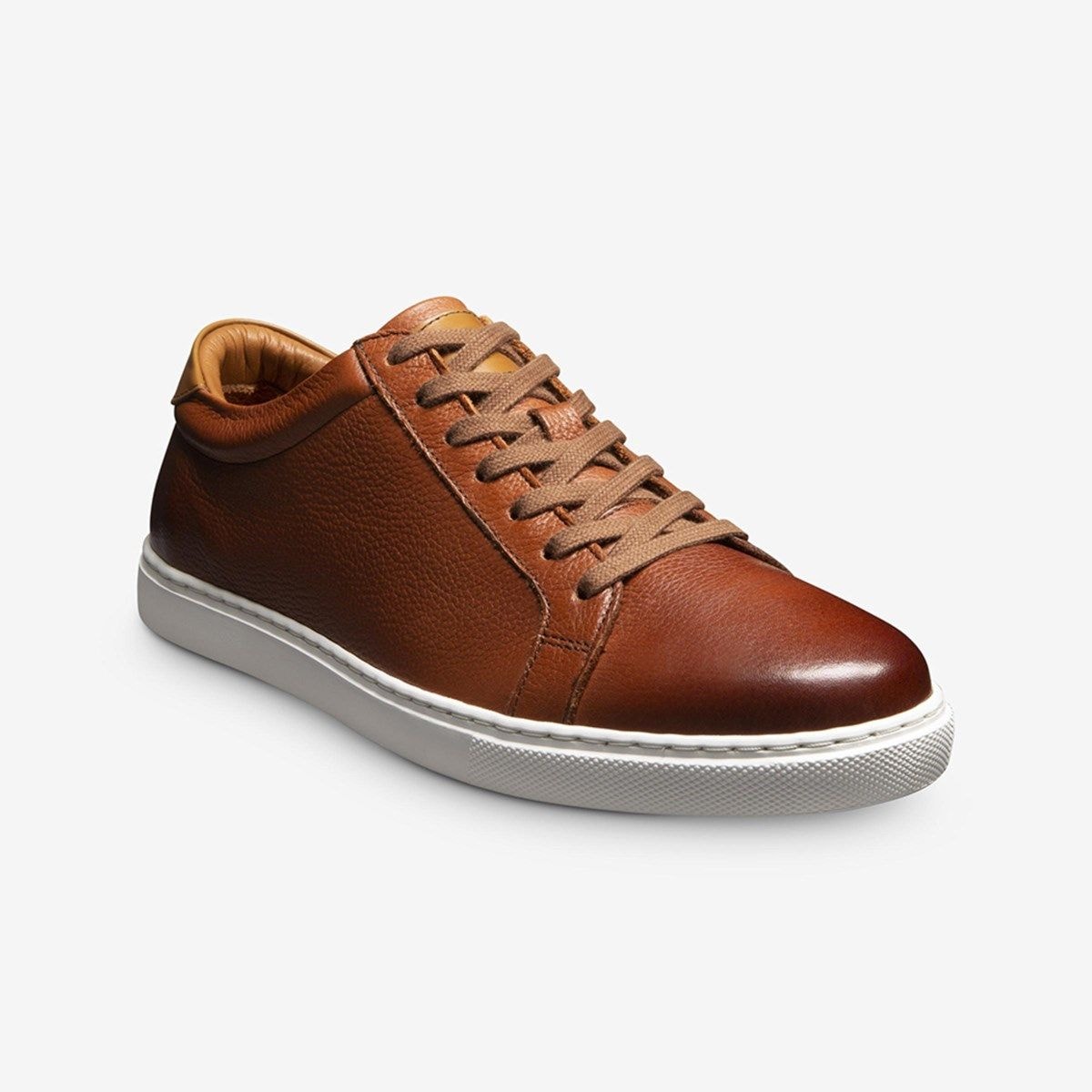 Courtside Lace-up Sneaker - Chili Leather