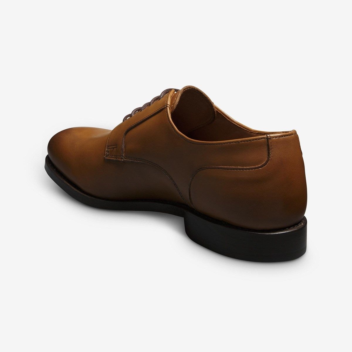 Windsor Plain-toe Derby Dress Shoe - Walnut Leather