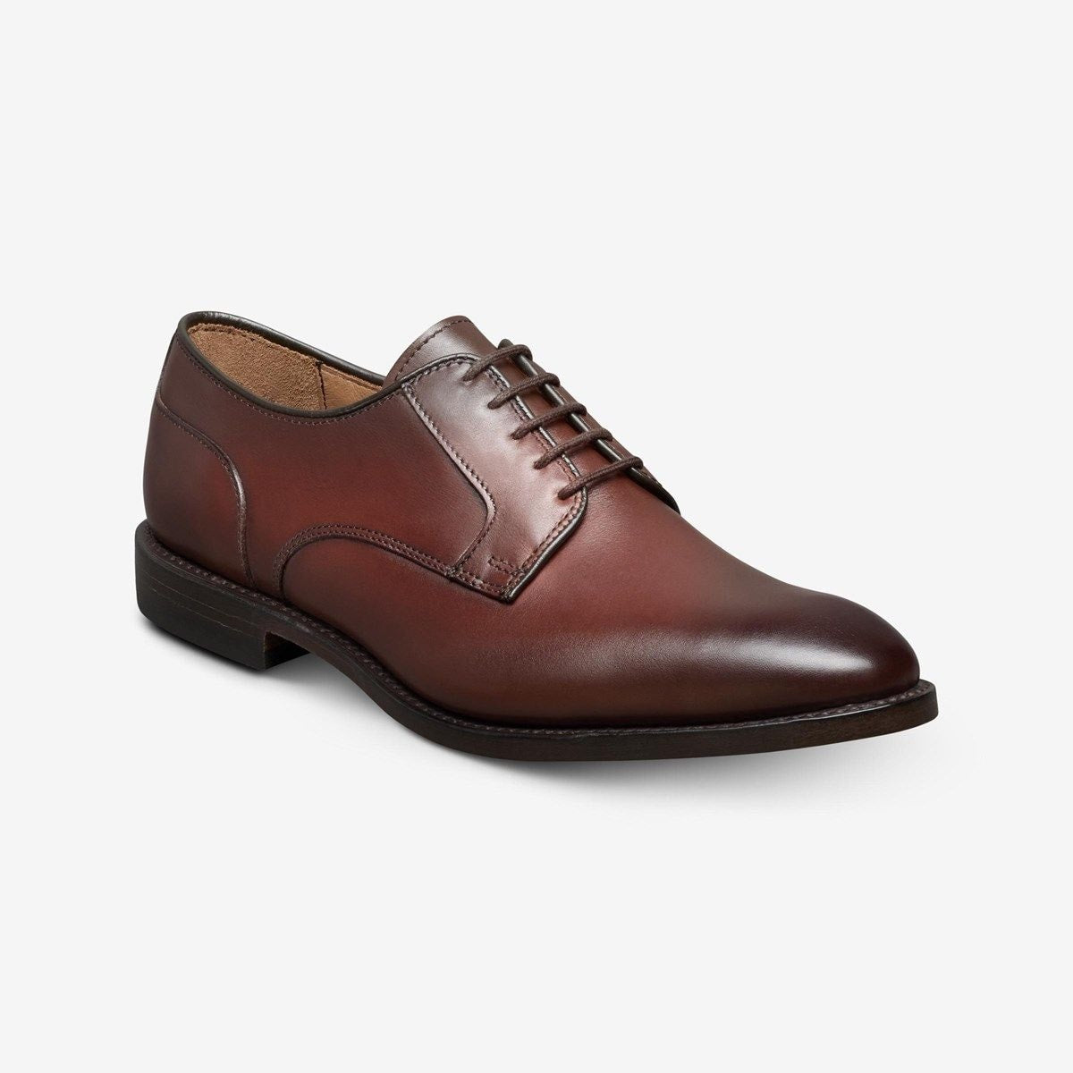 Windsor Plain-toe Derby Dress Shoe - Chili Leather