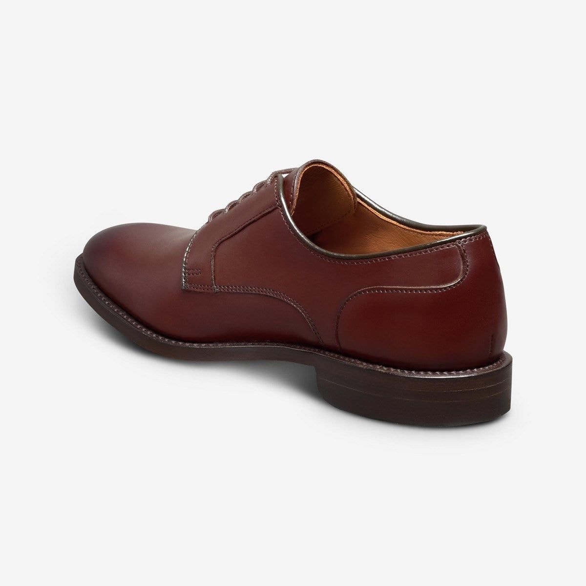 Windsor Plain-toe Derby Dress Shoe - Chili Leather