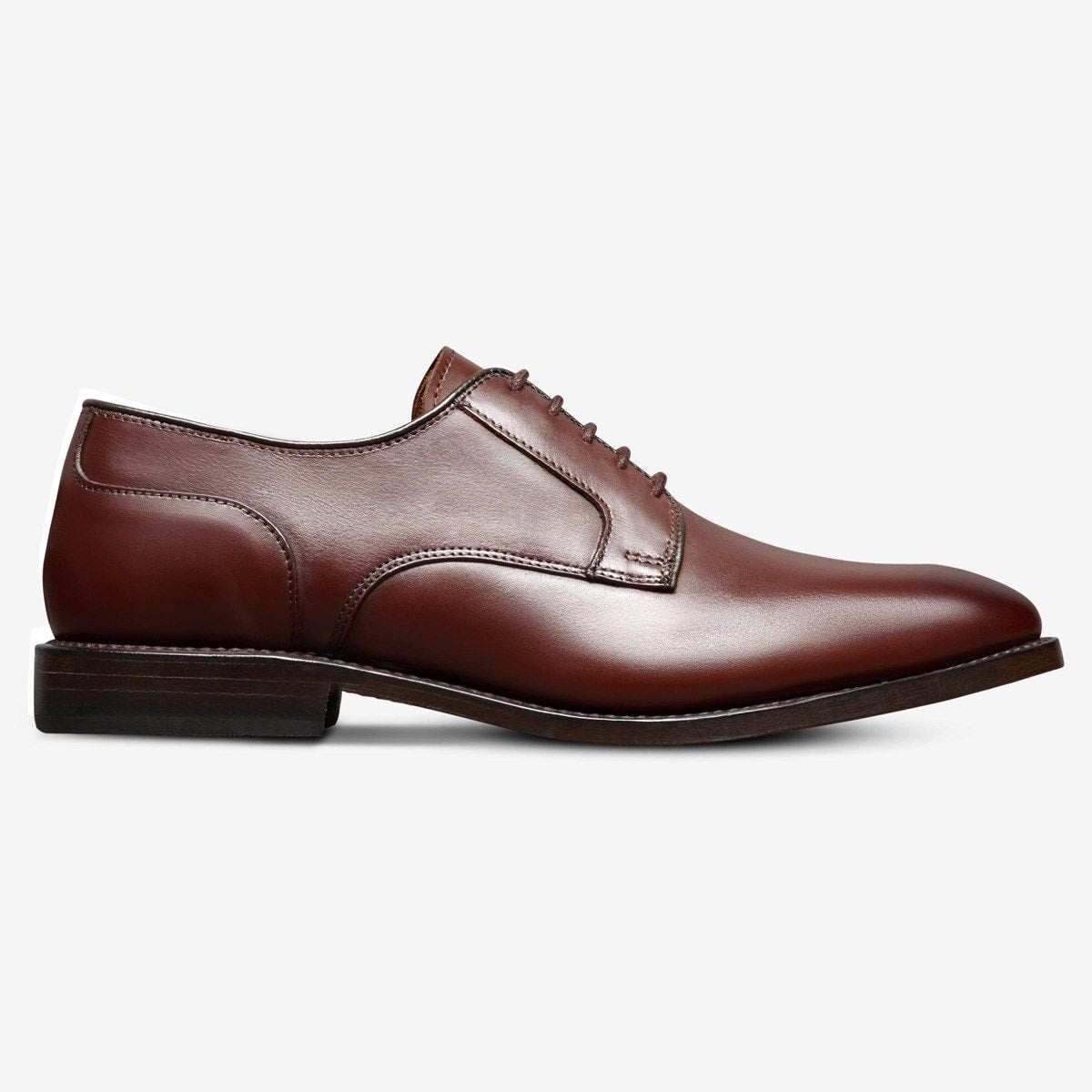 Factory Second Windsor Plain-toe Derby Dress Shoe - Chili Leather