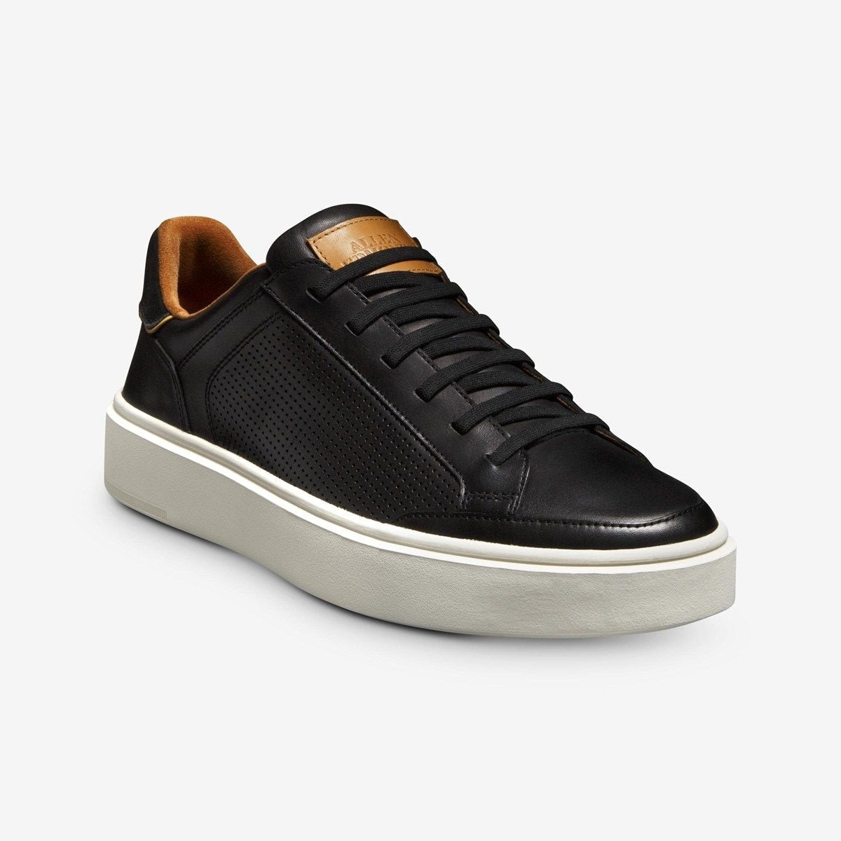 Oliver Slip-on Stretch-lace Sneaker - Black Leather