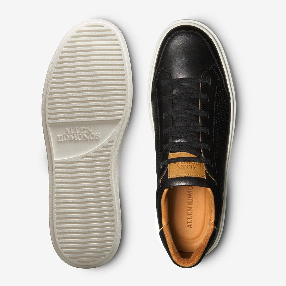 Oliver Slip-on Stretch-lace Sneaker - Black Leather
