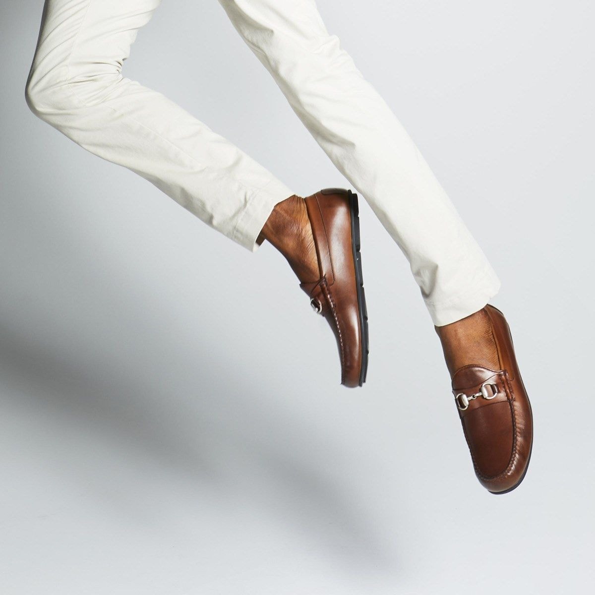 Sebastian Bit Driving Loafer - Mahogany Leather