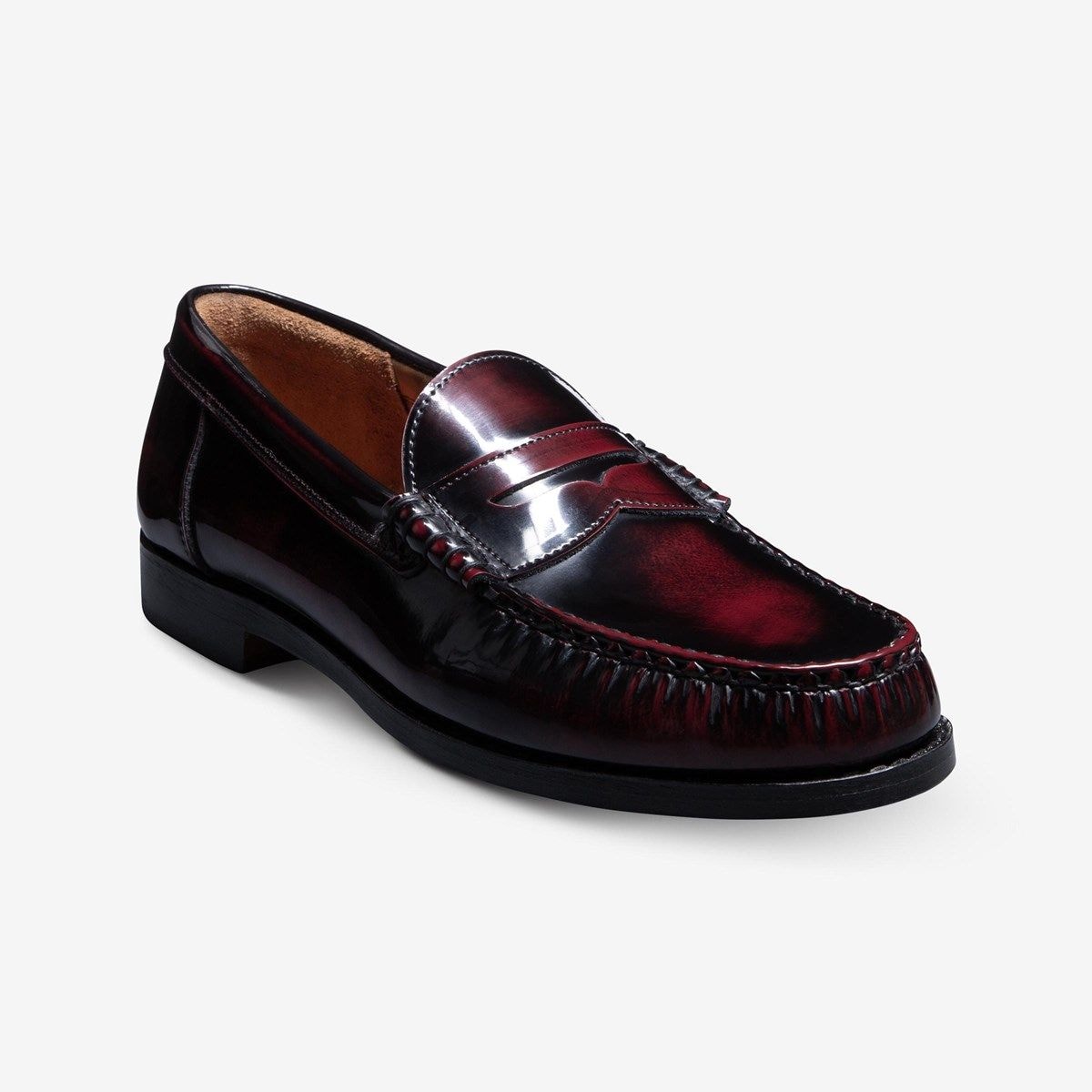 Newman Penny Loafer - Antique Burgundy Leather
