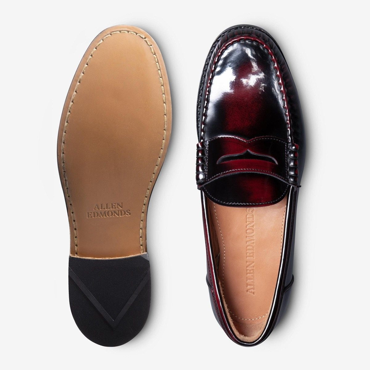 Newman Penny Loafer - Antique Burgundy Leather
