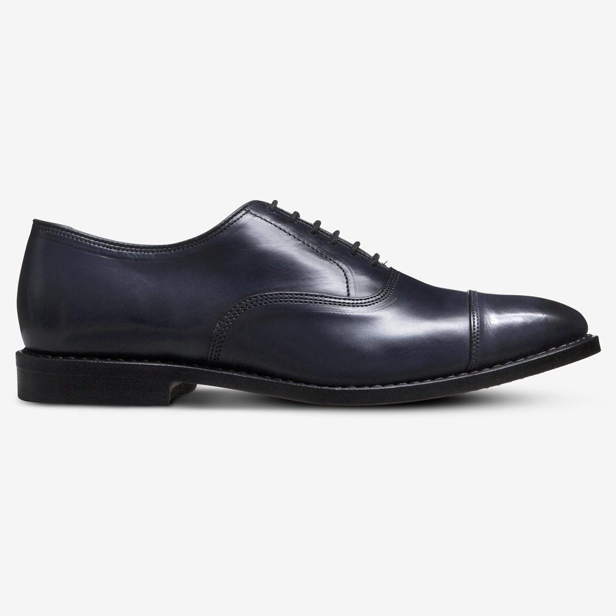 Park Avenue Cap-toe Oxford Dress Shoe - Navy Leather