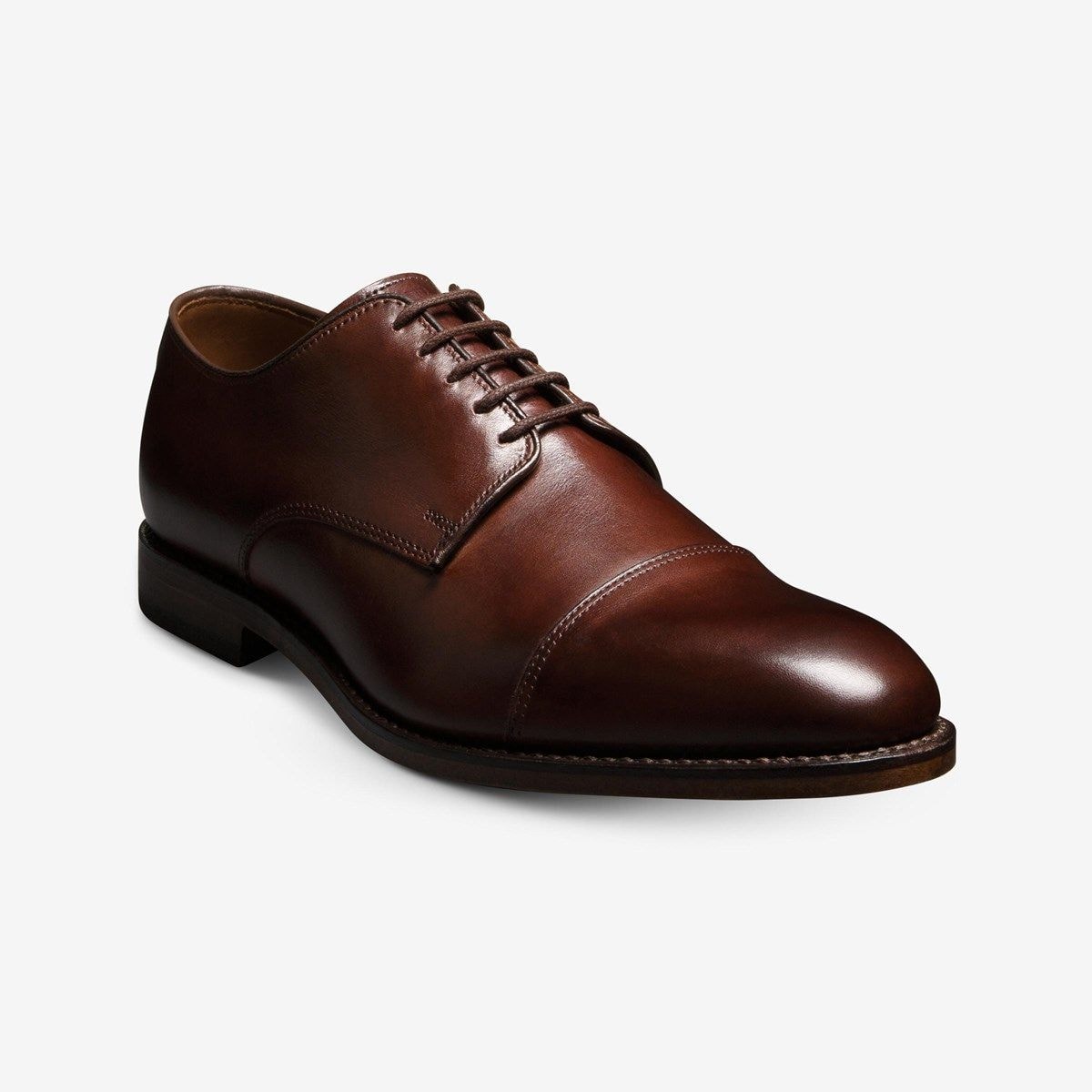 Factory Second Park Avenue Cap-toe Derby Dress Shoe - Mahogany