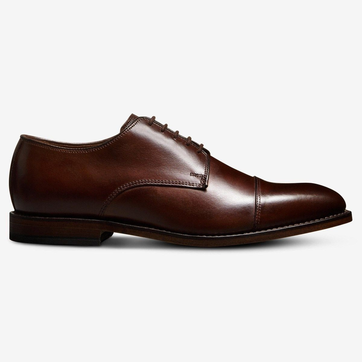 Factory Second Park Avenue Cap-toe Derby Dress Shoe - Mahogany